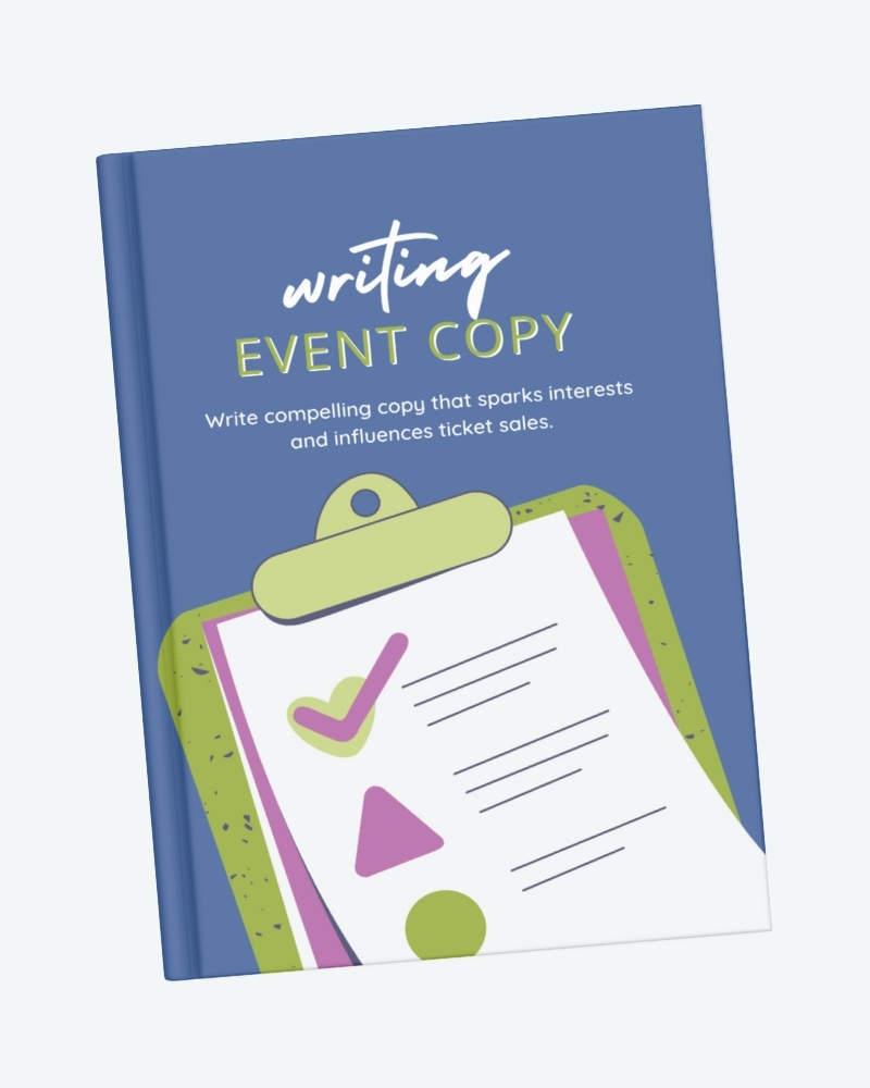 Writing Event Copy Playbook - Front Cover